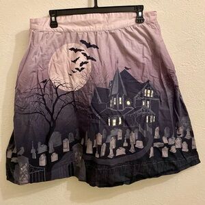 ModCloth Haunted House Print Skirt